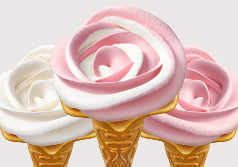 ローズ・ソフトクリーム
